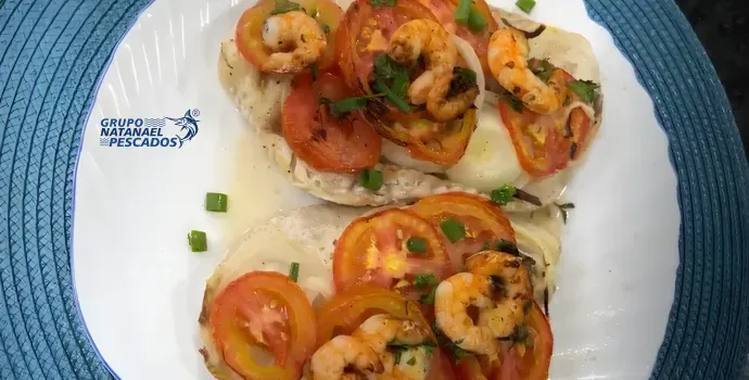 Tilápia com Camarão Air Fryer 