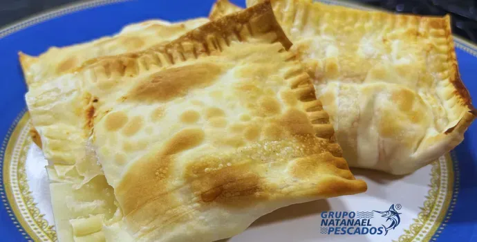 Pastel de Camarão na Air Fryer
