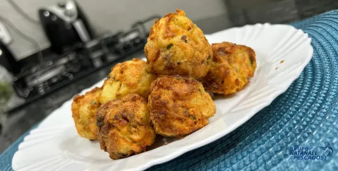 Bolinho de Salmão sem Trigo