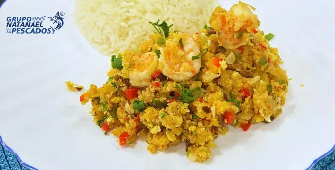 Farofa de Camarão